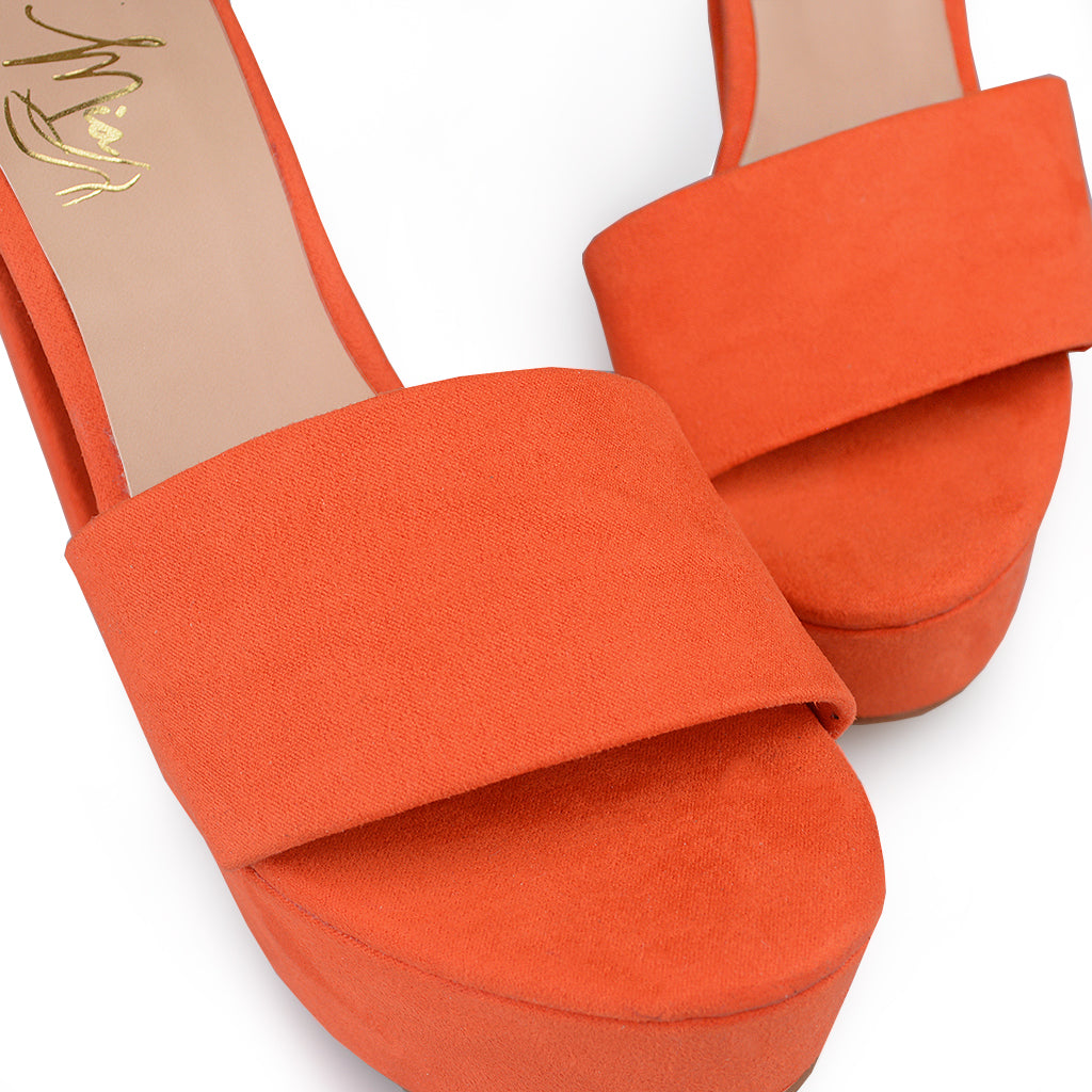 Zapatilla Leah Naranja