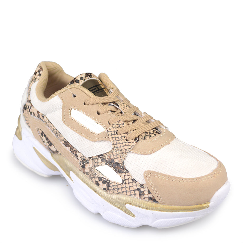 Tenis Arabela Dorado