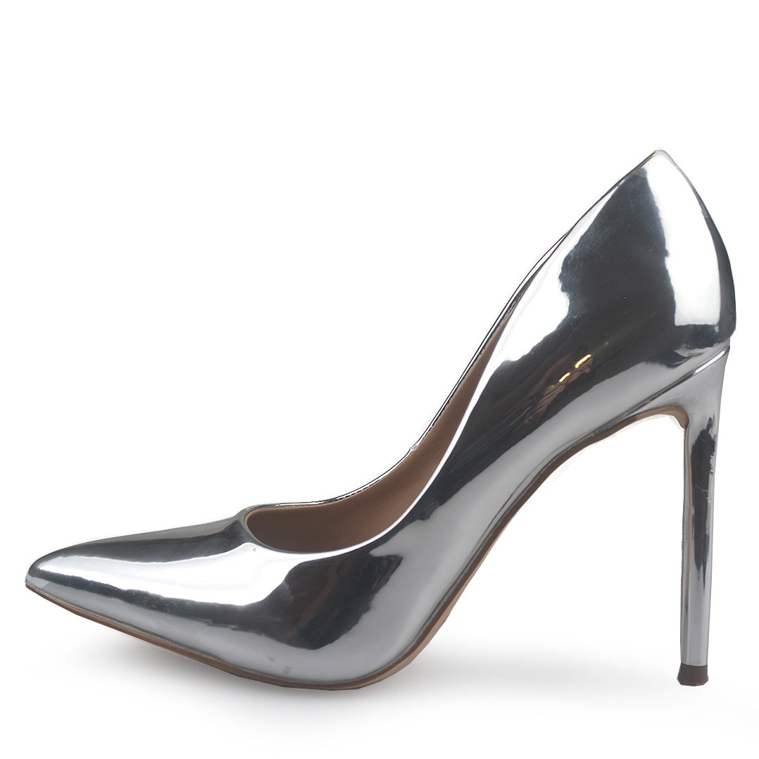 zapatilla carolina plateado