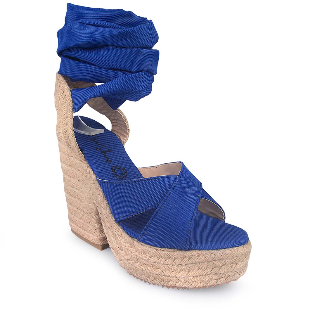 Plataforma Norma con lazos Azul