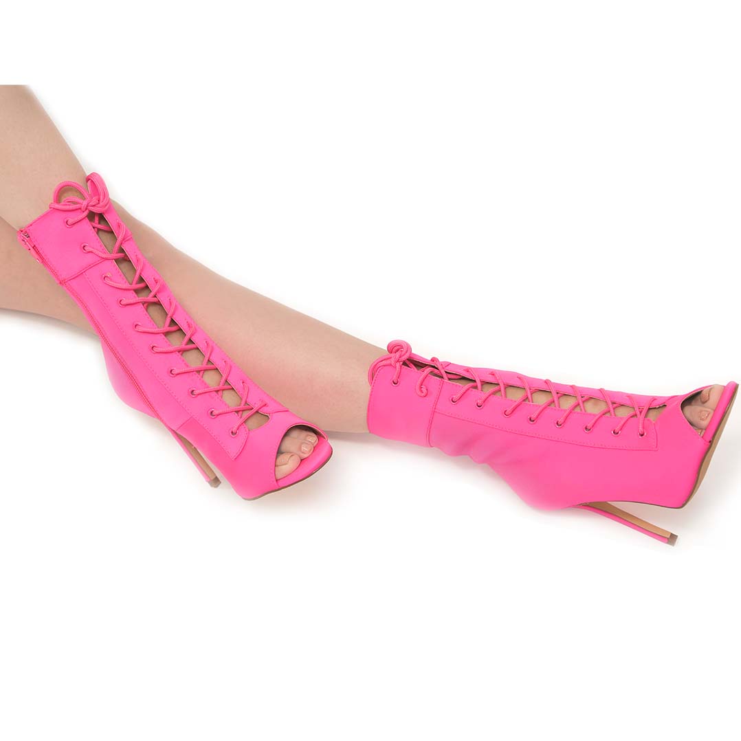 Zapatilla Leticia Rosa Neon