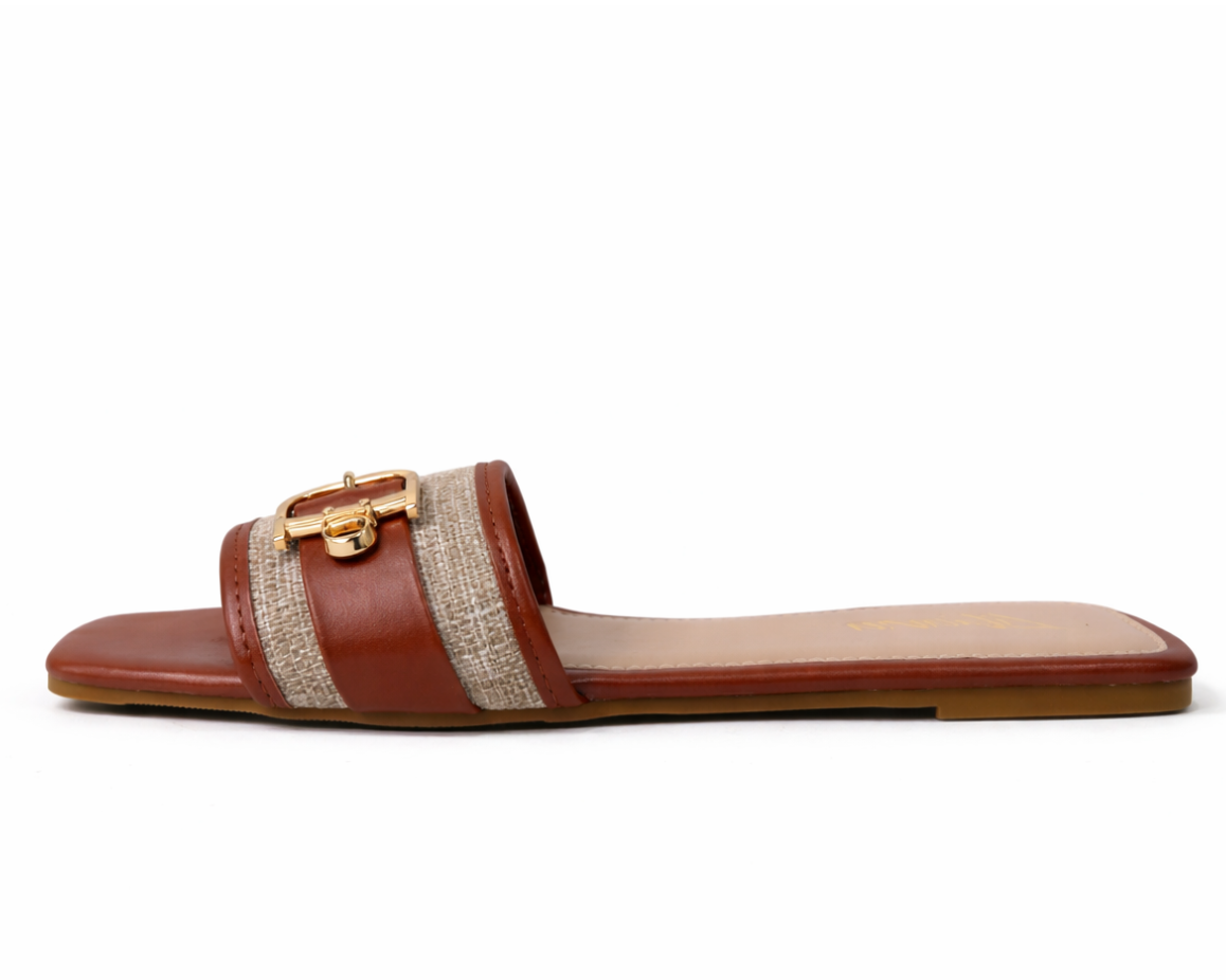 Sandalia Laura Camel