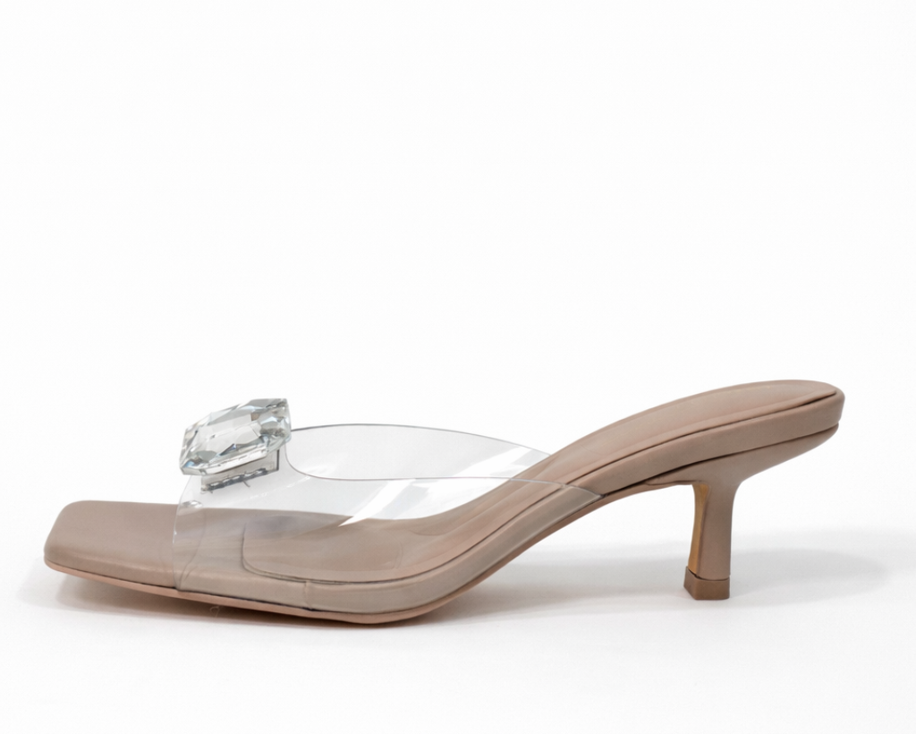 Zapatilla Clarisa Clear Nude