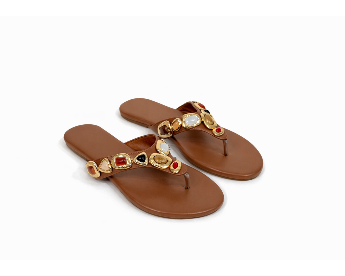 Sandalia Nadia Camel