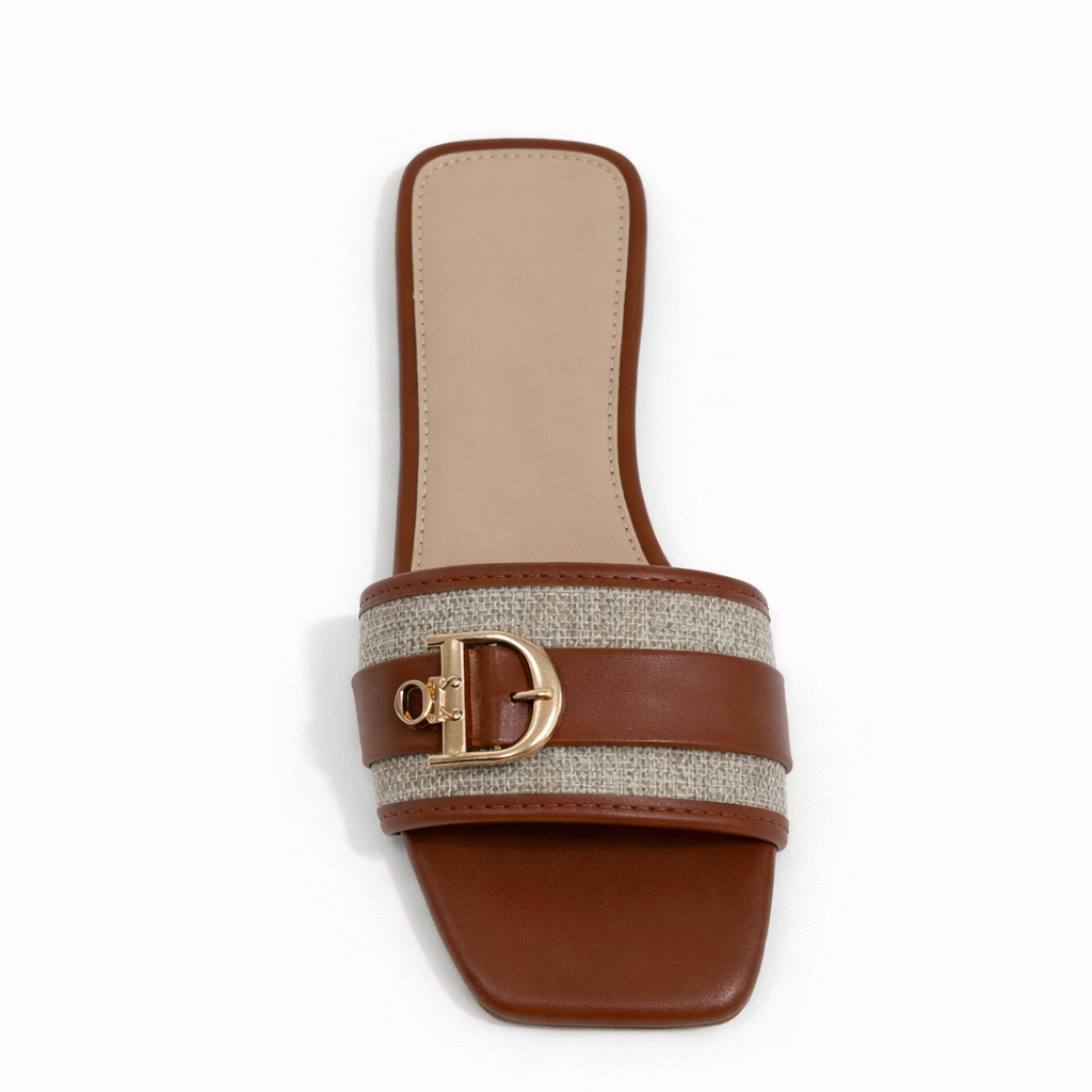 Sandalia Laura Camel