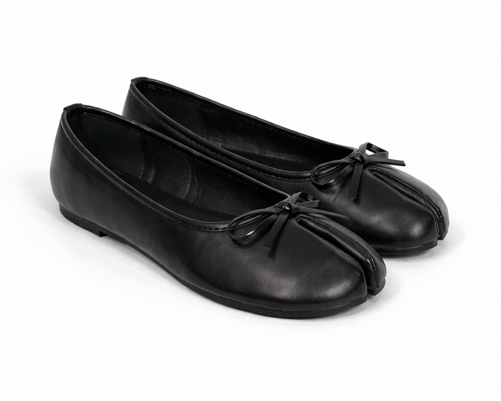 Flats Tabi Negro