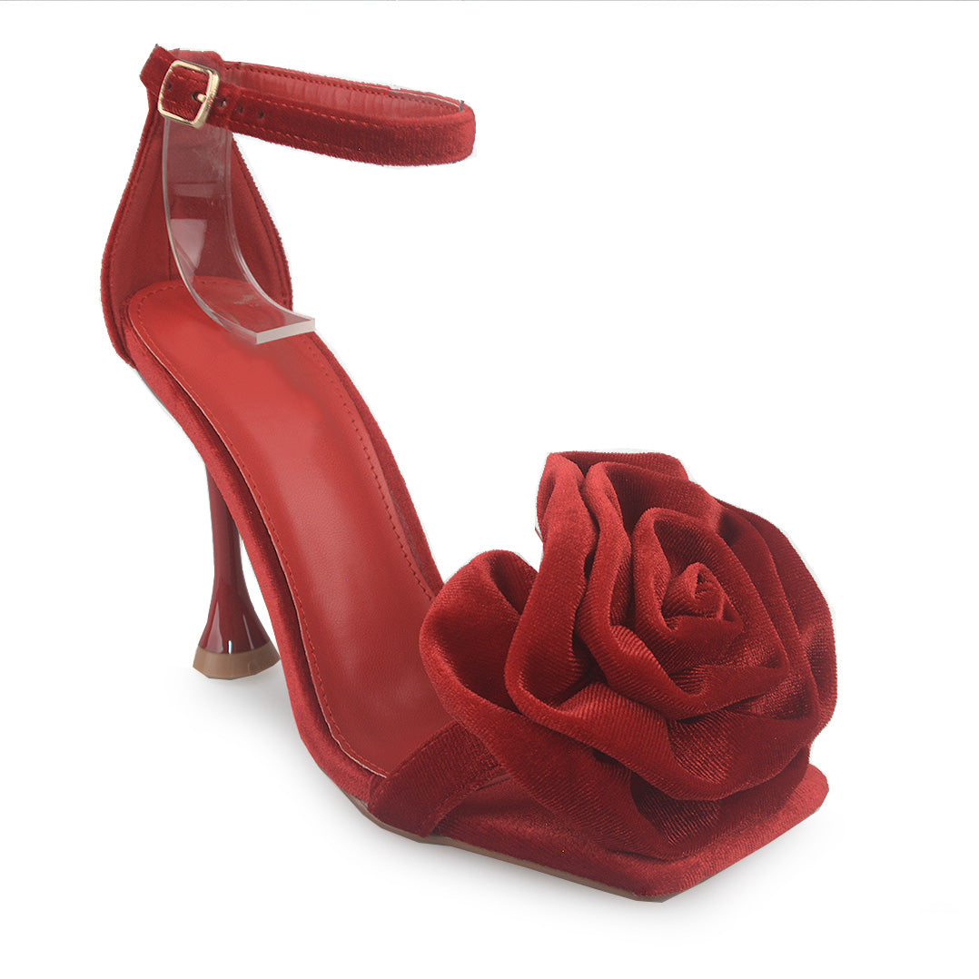 zapatilla Angela rojo