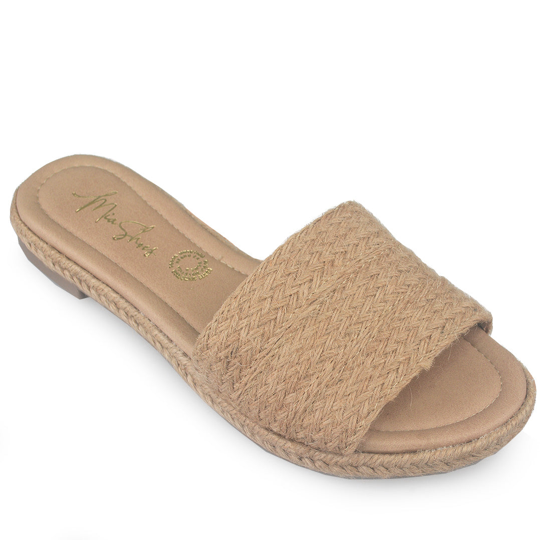 Sandalia clara natural