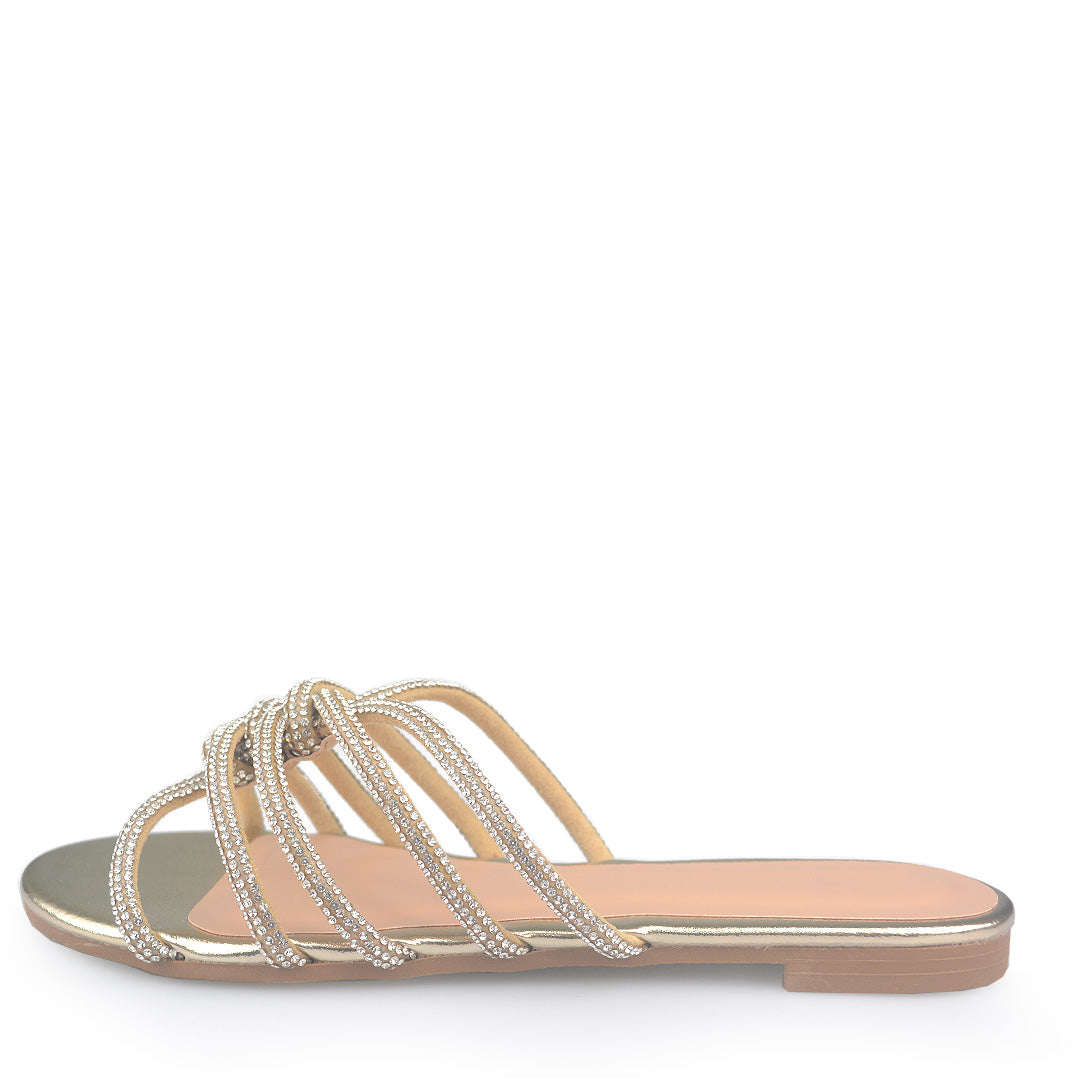 Sandalia Eleonor Dorada