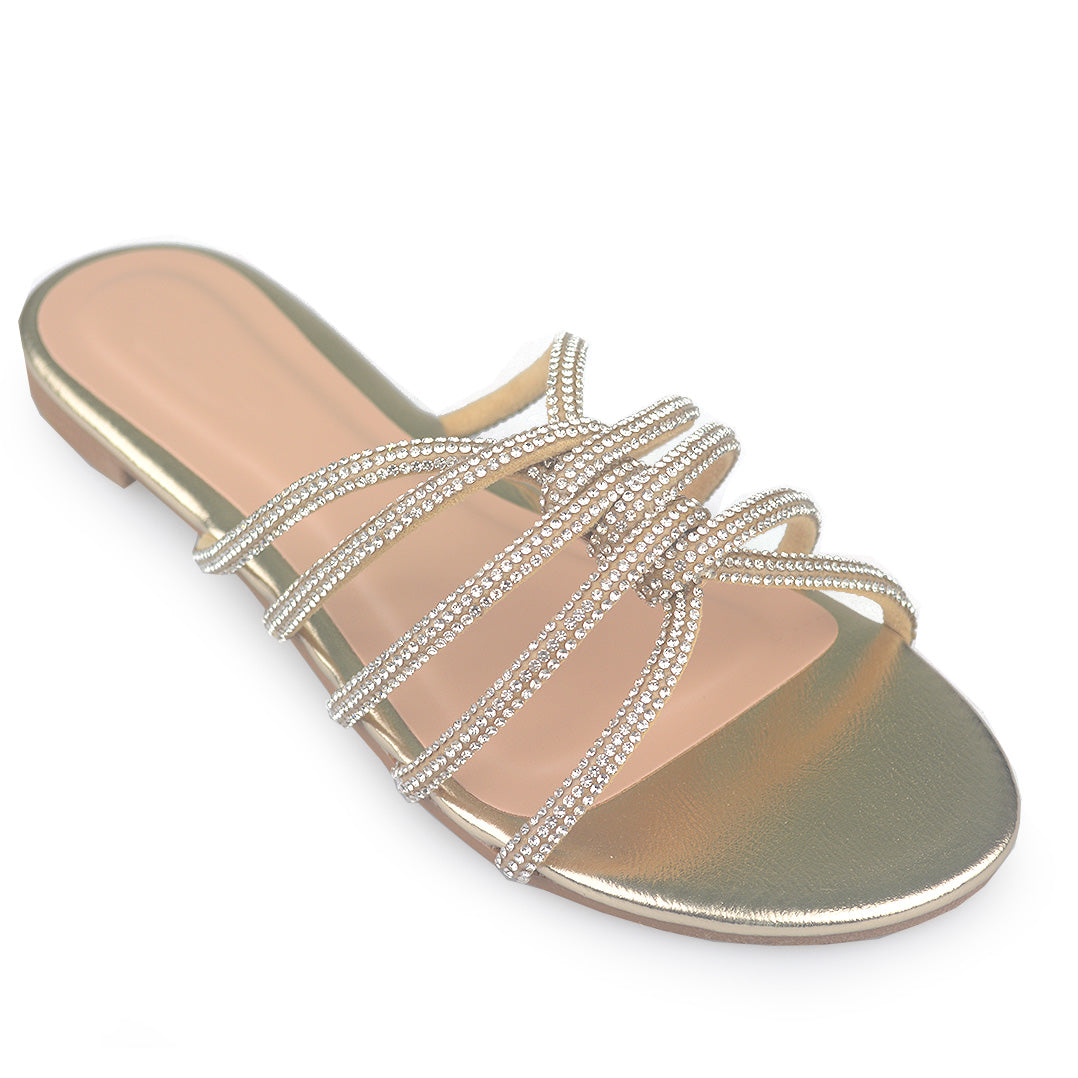 Sandalia Eleonor Dorada