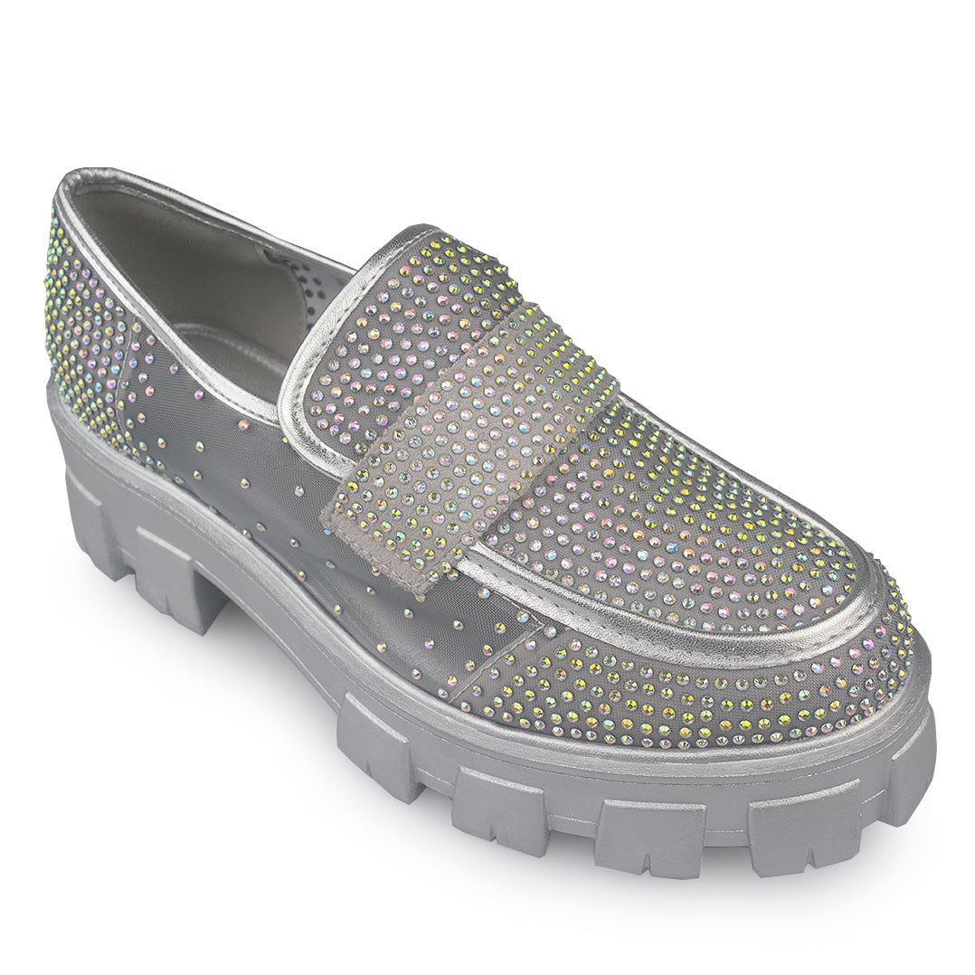 Mocasin Ava plata