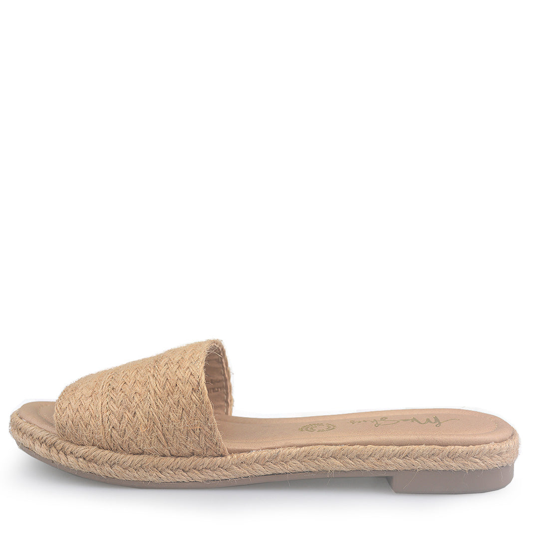 Sandalia clara natural