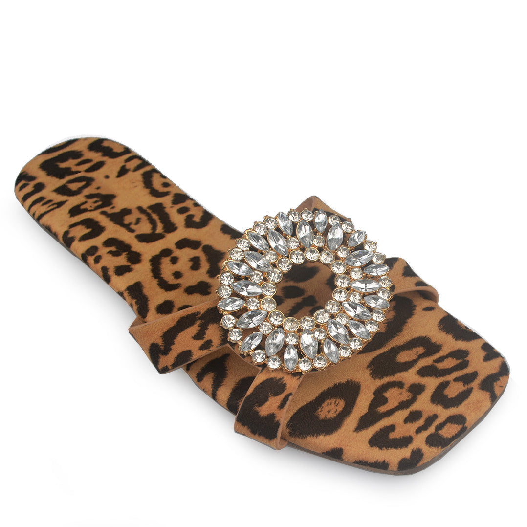 Sandalia Lulu Leopardo