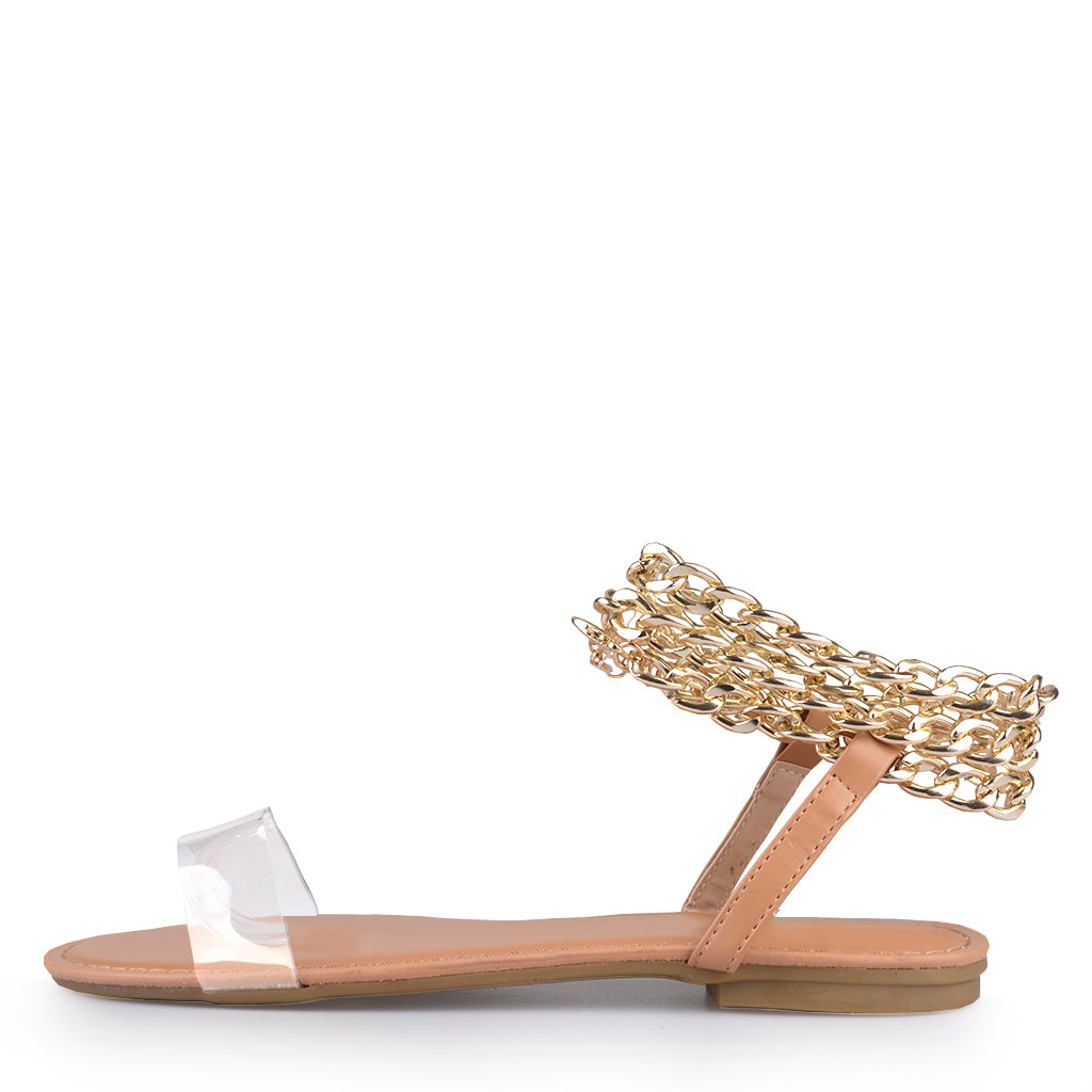 Sandalia Bárbara Nude