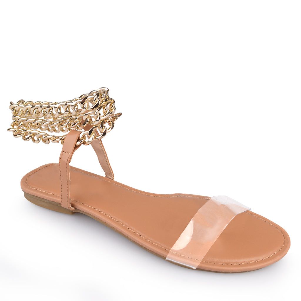 Sandalia Bárbara Nude