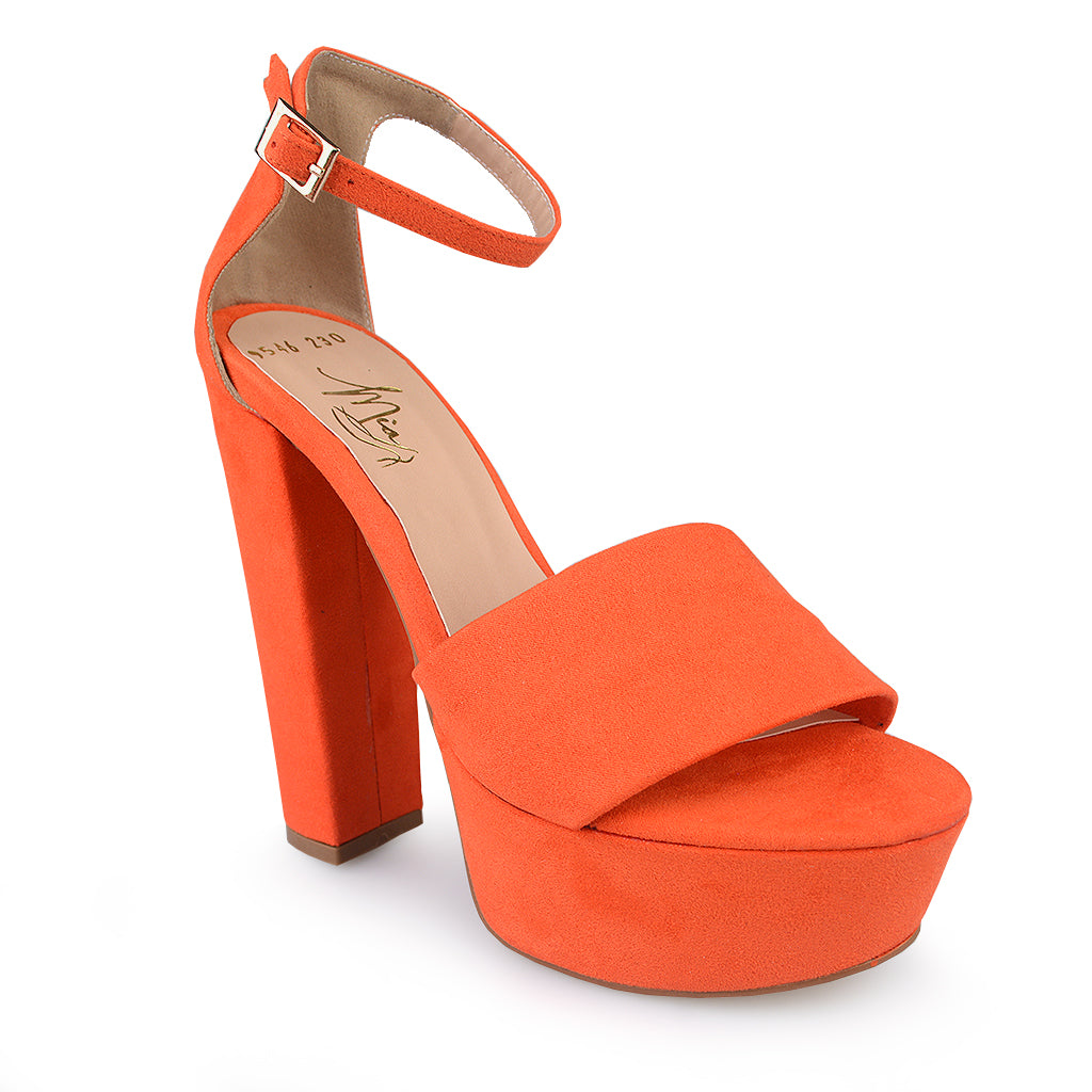 Zapatilla Leah Naranja