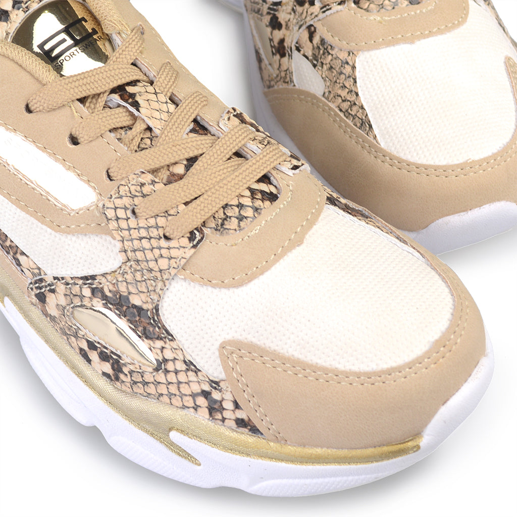 Tenis Arabela Dorado