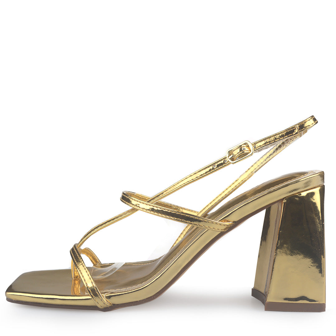 Zapatilla Zully dorado