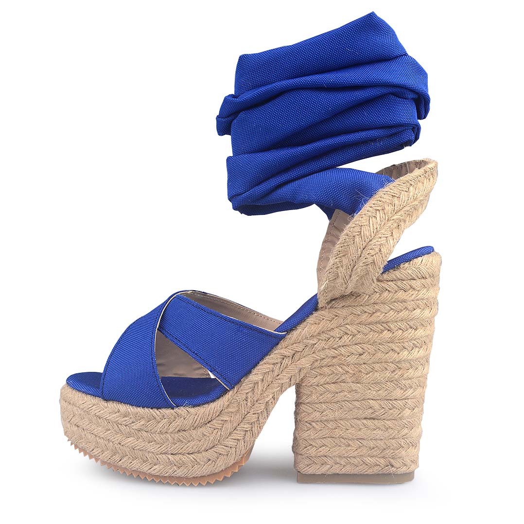 Plataforma Norma con lazos Azul