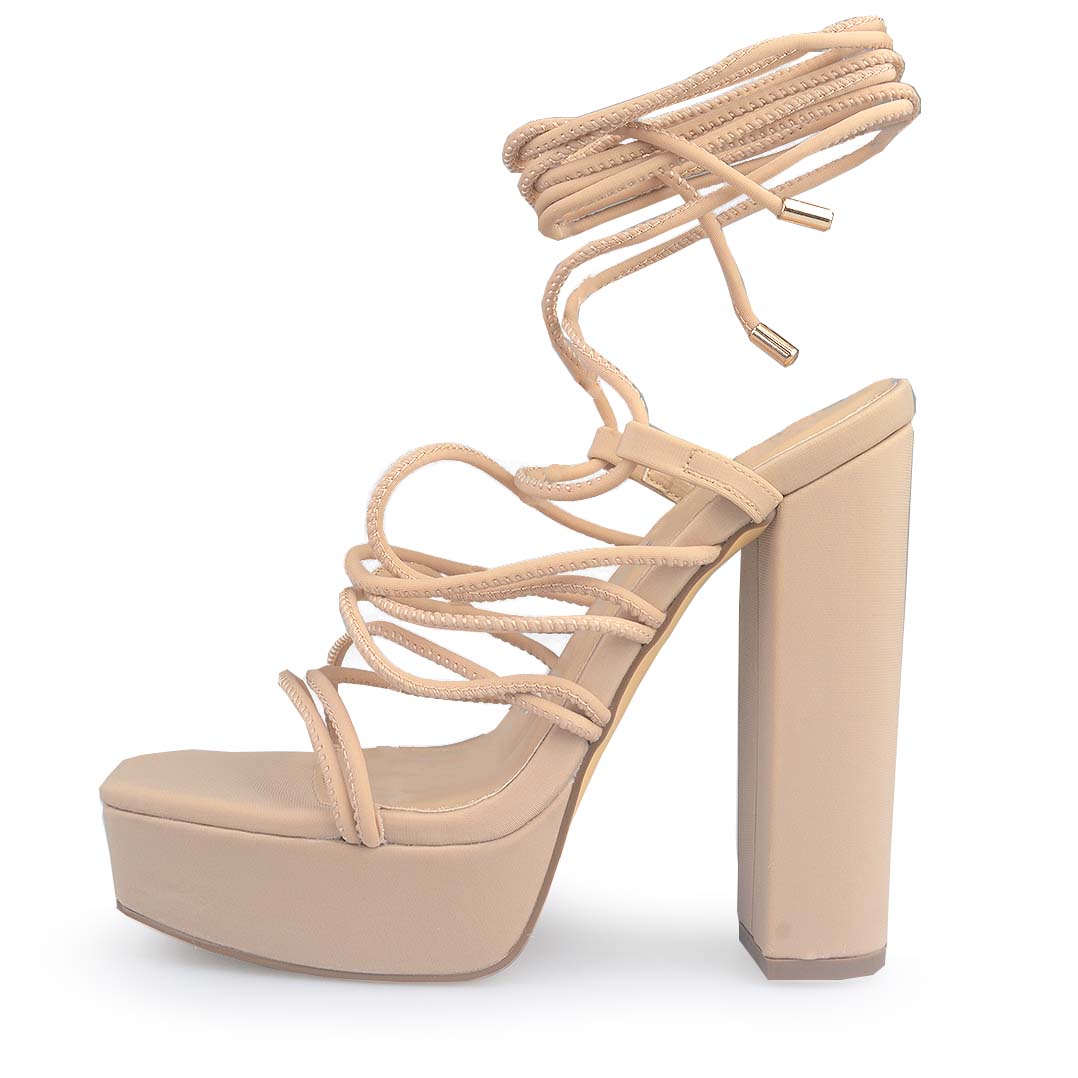 Plataforma Velvet Nude