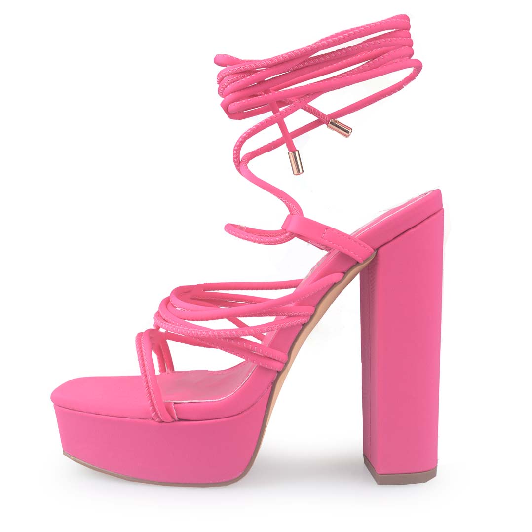 Plataforma Velvet Fucsia
