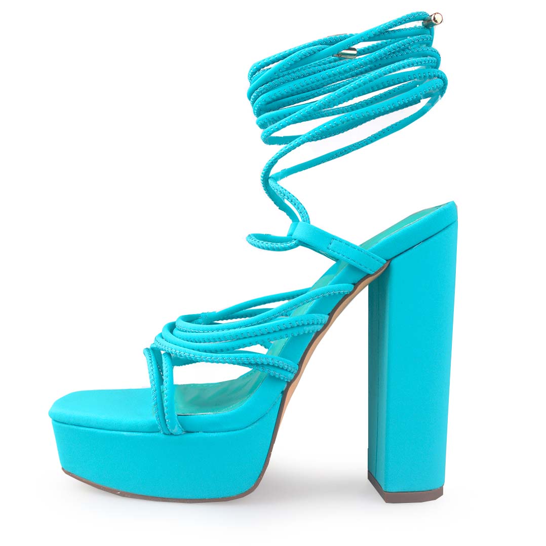 Plataforma Velvet Azul