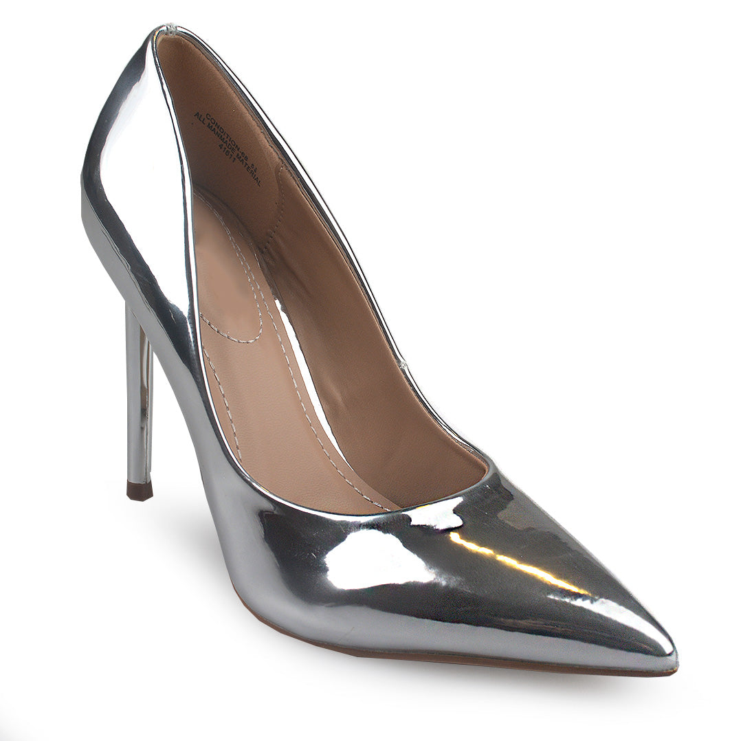 zapatilla carolina plateado