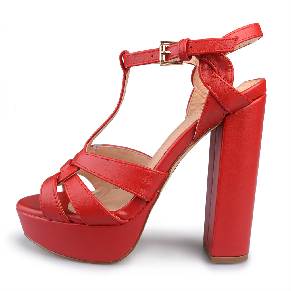 Zapatillas Elizabeth Rojo