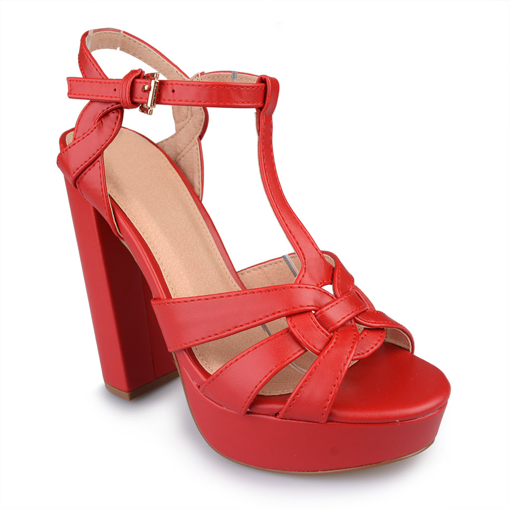 Zapatillas Elizabeth Rojo