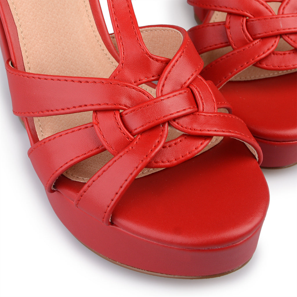 Zapatillas Elizabeth Rojo